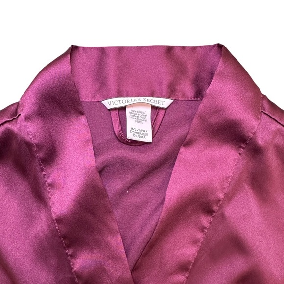 Victoria’s Secret Satin Flounce Kimono Robe M​ - Picture 6 of 7